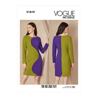 Vogue Women's Dress Sewing Pattern V1819 (F5 16-24)