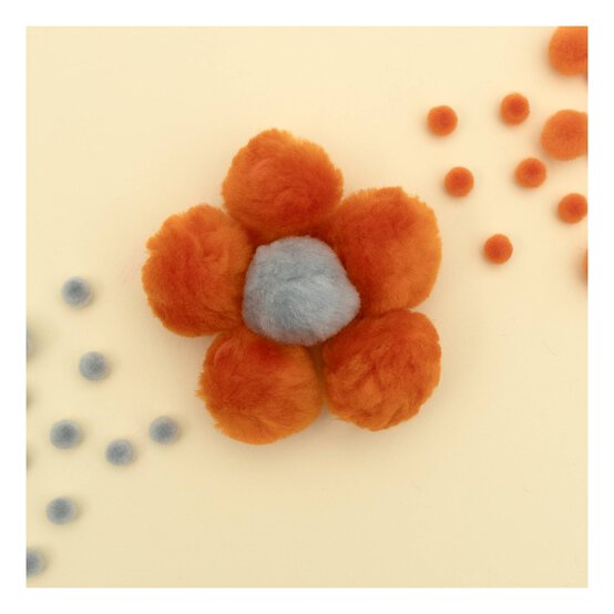 Grey Pom Poms 60 Pack image number 2