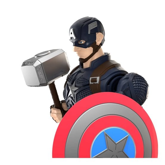 Blokees Marvel Champion Class Captain America Model Kit  image number 3