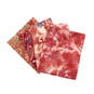Red Batik Cotton Fat Quarters 4 Pack image number 1