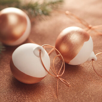 How to Make Copper Dipped Baubles