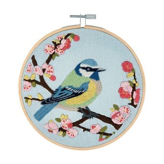 Trimits Bird Blossom Embroidery Hoop Kit image number 2