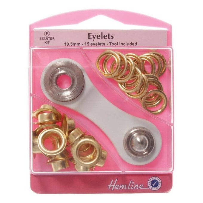Eyelets Starter Kit Gold 10.5mm image number 1