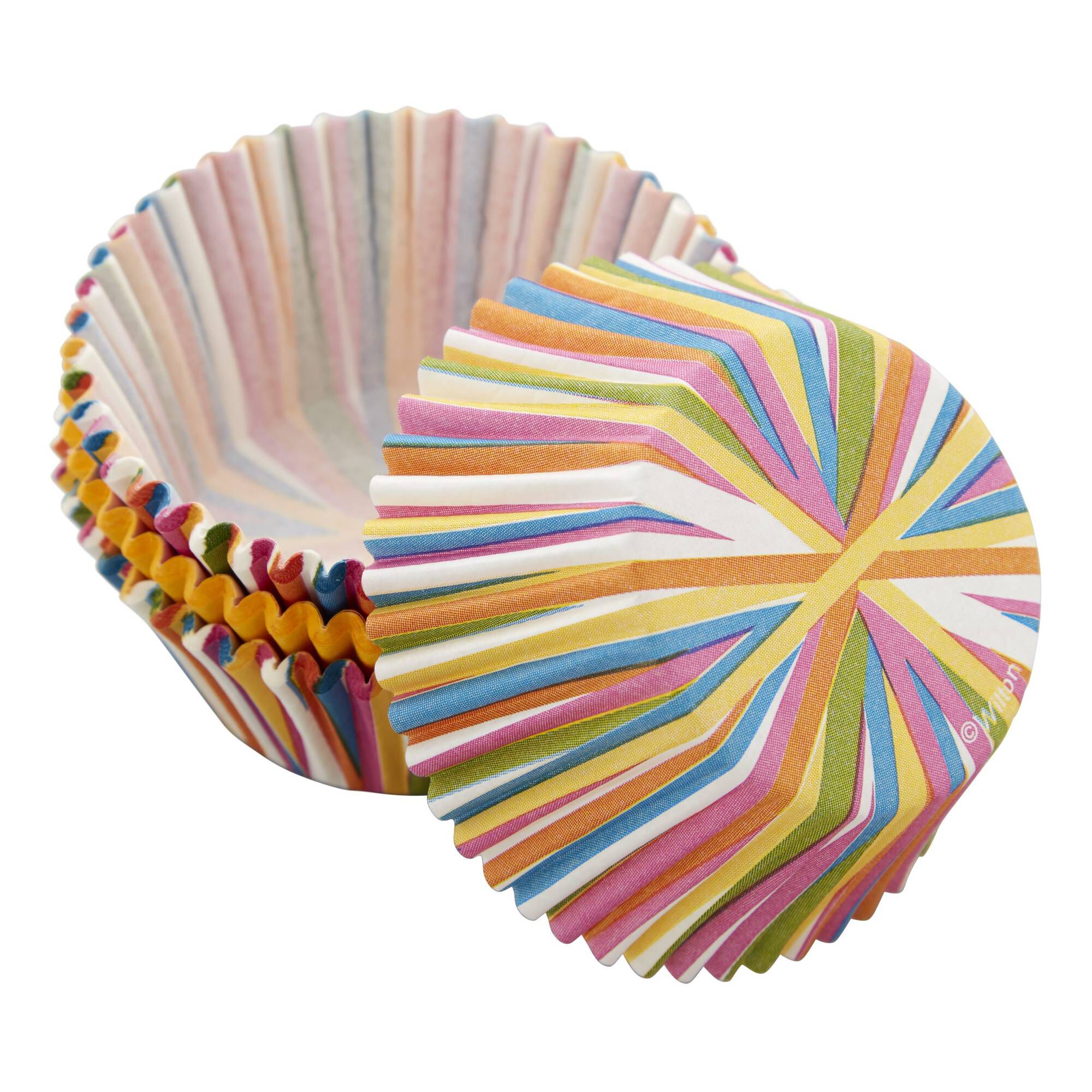 Wilton Colour Wheel Cupcake Cases 75 Pack Hobbycraft