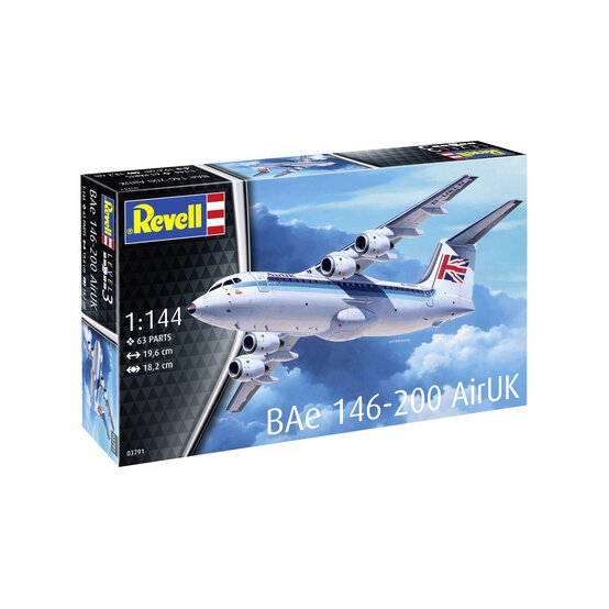 Revell BAe 146-200 Air UK Model Kit 1:144 image number 1
