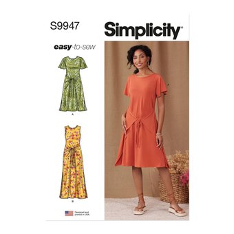 Simplicity Women's Dress Sewing Pattern S9947 (P5 12-20)