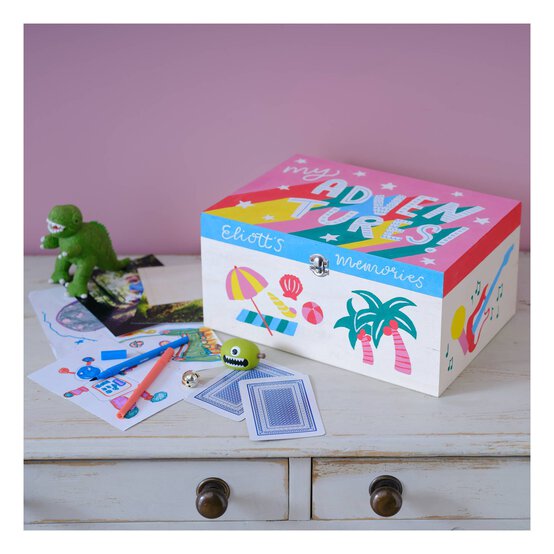 Wooden Storage Box 30cm x 20cm x 13cm image number 2