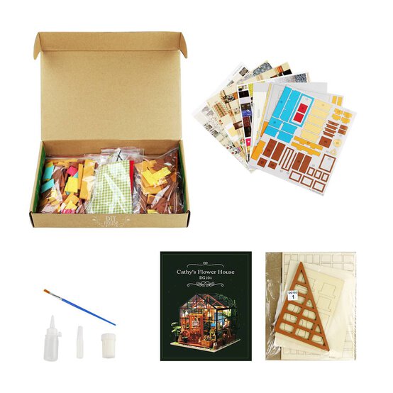 Rolife Cathy’s Flower House Miniature House Kit image number 4