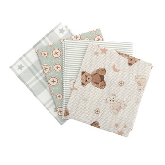 Toybox Treasures Keepsake Cotton Fat Quarters 4 Pack