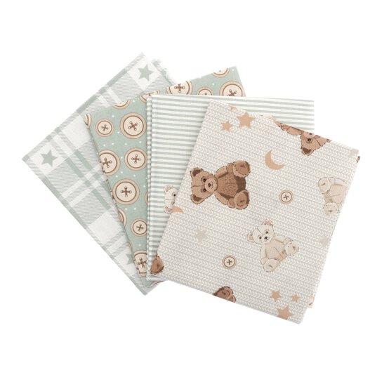 Toybox Treasures Keepsake Cotton Fat Quarters 4 Pack image number 1