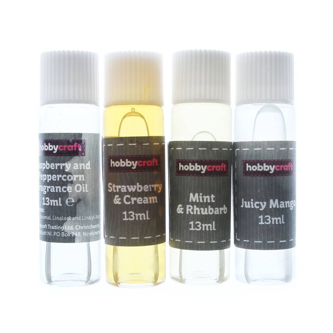 Juicy Candle and Soap Fragrance Oils 13ml 4 Pack Hobbycraft