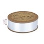 White Double-Faced Satin Ribbon 18mm x 5m image number 4