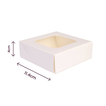White Small Treat Boxes 3 Pack image number 5