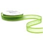 Lime Green Organza Satin Edged Ribbon 12mm x 5m image number 3