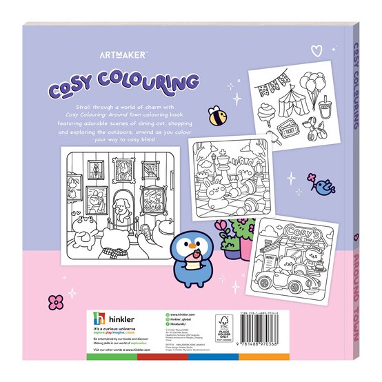 Cosy Colouring Around Town Colouring Book image number 3