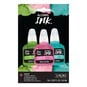 Brea Reese Pink and Green Alcohol Ink 20ml 3 Pack image number 1