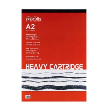 Seawhite Heavyweight Cartridge Paper Pad A2