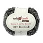 Knitcraft Black and White Blame It on the Bouclé Yarn 50g image number 1