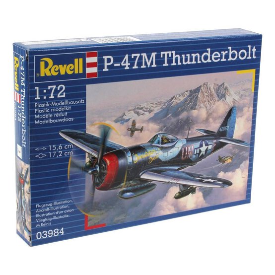 Revell P47 M Thunderbolt Model Plane Kit 1:72 image number 1