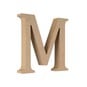 MDF Wooden Letter M 13cm image number 1
