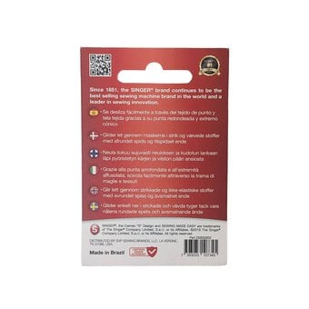 Singer Assorted Universal Machine Needles 5 Pack