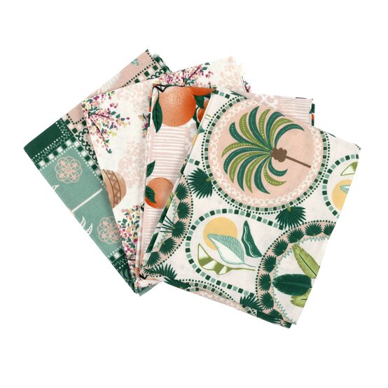 Palm Botanico Cotton Fat Quarters 4 Pack image number 1