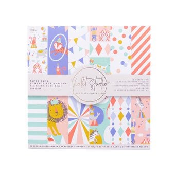 Violet Studio Little Circus Paper Pad 6 x 6 Inches 36 Sheets