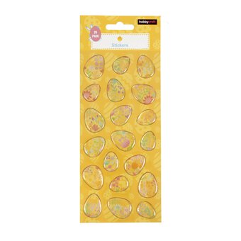 Egg Epoxy Stickers 20 Pack
