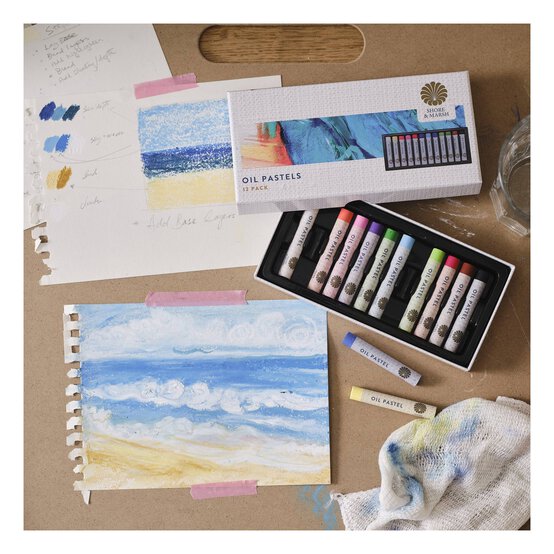 Shore & Marsh Oil Pastel Set 12 Pack image number 4