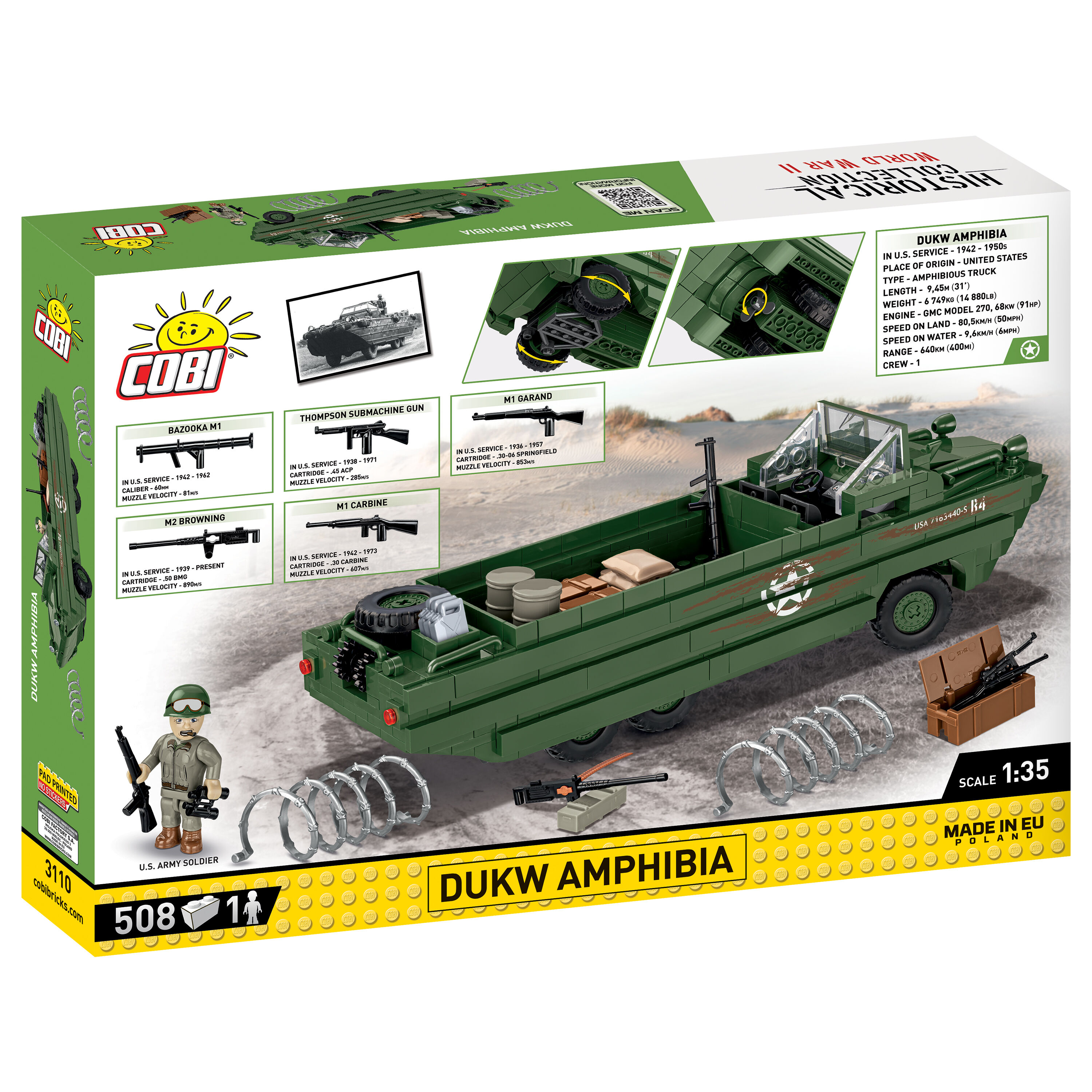 COBI DUKW Amphibia Set 1:35 | Hobbycraft