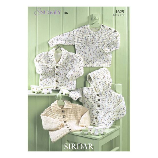 Sirdar Snuggly DK Cardigans and Sweater Digital Pattern 1629 image number 1