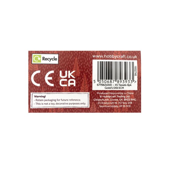 Gold Tassels 8 Pack image number 5