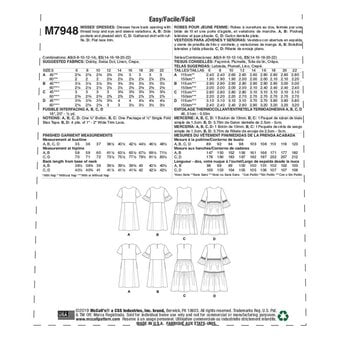 McCall’s Women’s Dresses Sewing Pattern M7948 (6-14)