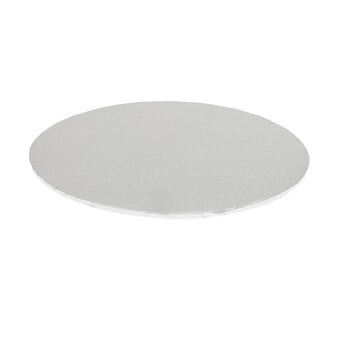 Silver Round Double Thick Card Cake Board 9 Inches