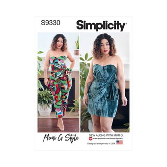 Simplicity Women's Dresses Sewing Pattern S9330 (U5 16-24)