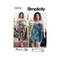 Simplicity Women's Dresses Sewing Pattern S9330 (U5 16-24) image number 1