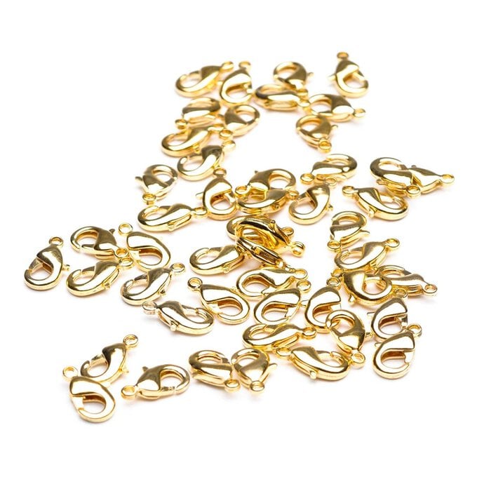 Beads Unlimited Gold Plated Trigger Clasp 10mm x 6mm 10 Pack image number 1