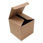 Kraft Square Favour Boxes 20 Pack image number 1