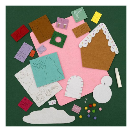 Make Your Own Felt Christmas Scene Kit image number 2