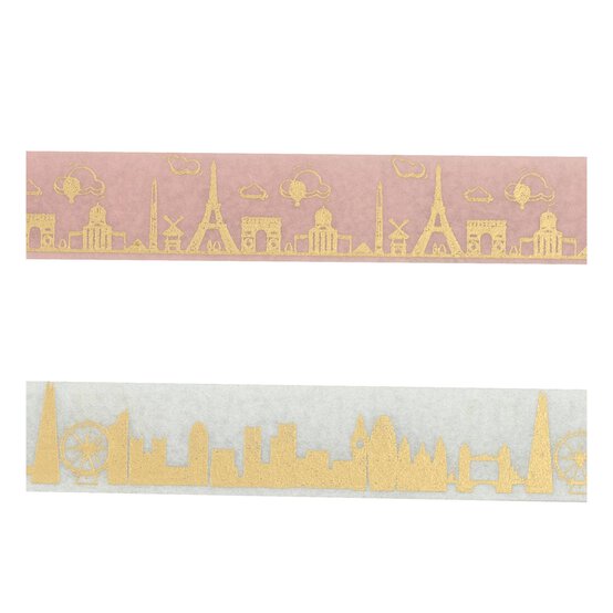 Skyline Washi Tapes 2m 2 Pack image number 3