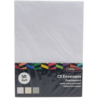 Pearlescent Envelopes C5 30 Pack image number 3