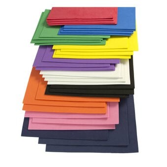 Assorted Fab Foam 21cm x 15cm 36 Pack image number 2