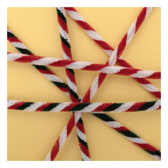 Christmas Twist Pipe Cleaners 12 Pack image number 2