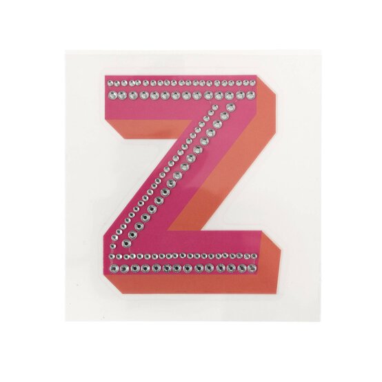 Cold Transfer and Bling Letter Z Sticker Set image number 4
