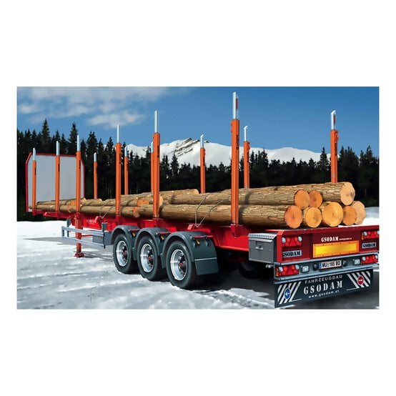Italeri Timber Trailer Model Kit 1:24 image number 2