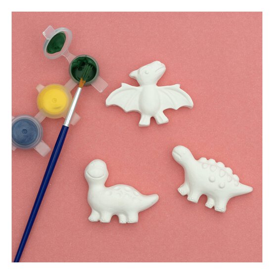 Paint Your Own Dinosaur Plaster Shapes 4 Pack  image number 2