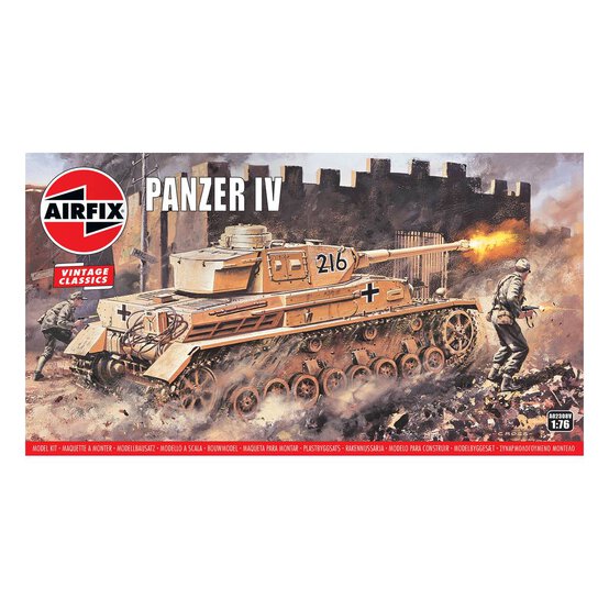 Airfix Panzer IV Model Kit 1:76 image number 1