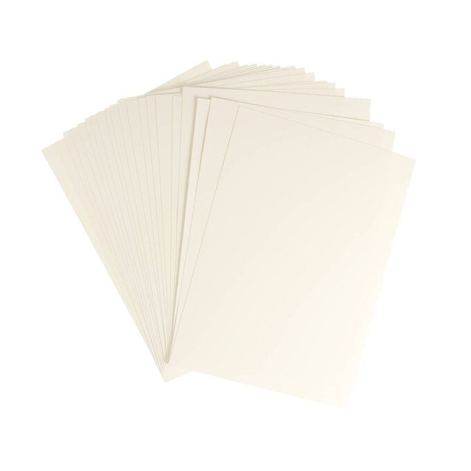 Ivory Card A4 20 Pack