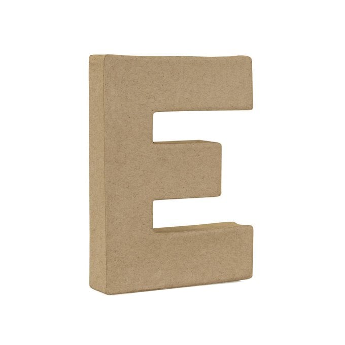 Mini Mache Letter E 10cm image number 1