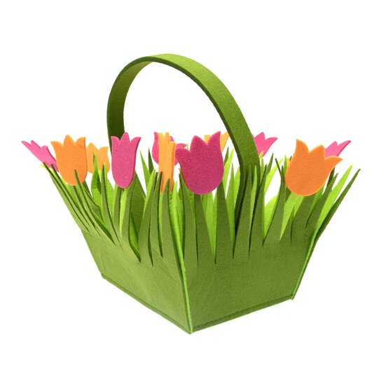 Tulip Felt Bucket  image number 2